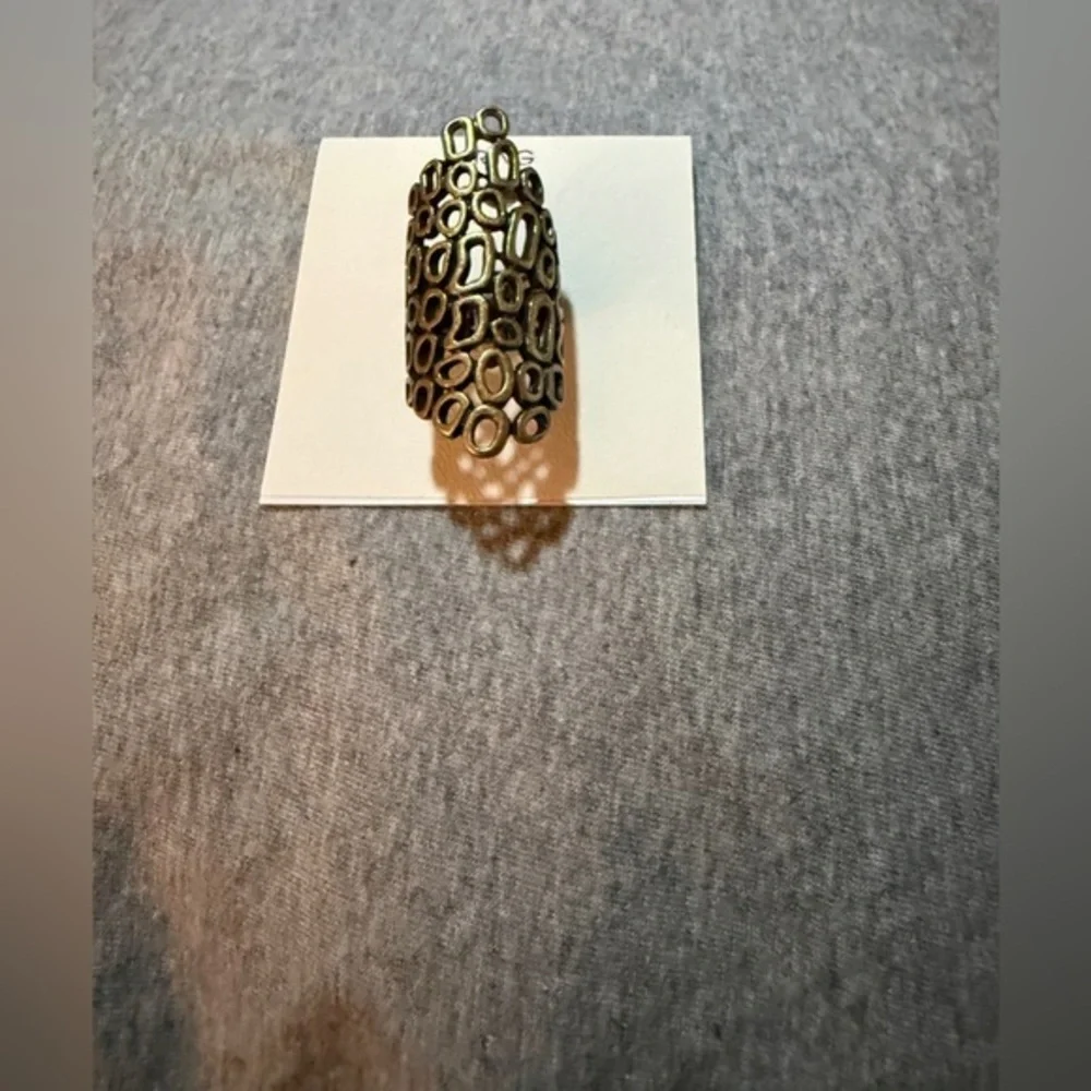 Chunky Gold Statement Ring NWT